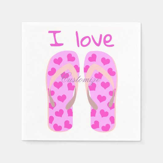 Roze Teenslippers Thunder_Cove Servet (Voorkant)
