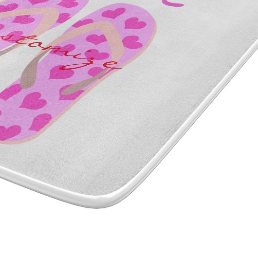 Roze Teenslippers Thunder_Cove Snijplank (Hoek)