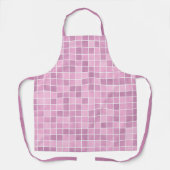 Roze Tegel Checker Patroon Schort (Voorkant)