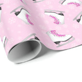 Roze tekenpatroon cadeaupapier (Rol Hoek)