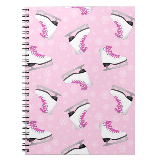 Roze tekenpatroon notitieboek (Voorkant)