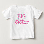 Roze tekst Big Sister (Voorkant)