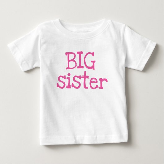 Roze tekst Big Sister (Voorkant)