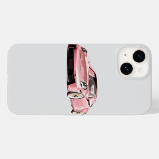 roze telefoonhoesje Case-Mate iPhone case (Achterkant (horizontaal))