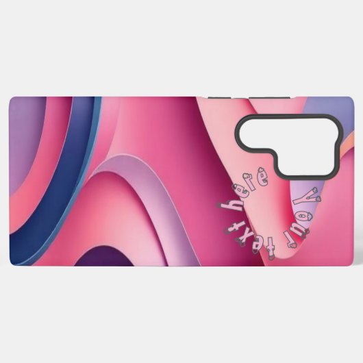 Roze telefoonhoesje samsung s22 samsung galaxy hoesje (Achterkant horizontaal)