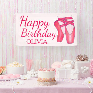 Roze tenen schoesschoenen Ballet Ballerina Dance B Spandoek