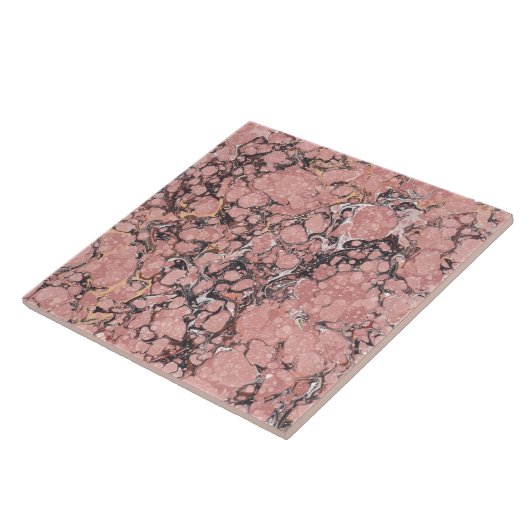 Roze Tennessee Marble Tegeltje (Zijkant)