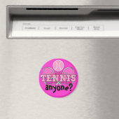 Roze | Tennis Iemand? Magneet (Insitu (Vaatwasser))