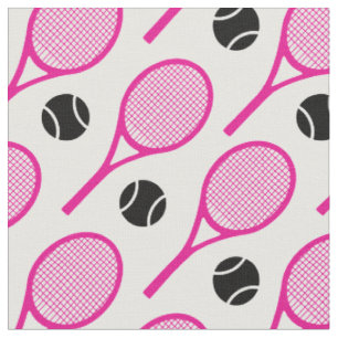 -roze tennisrackets (zie beschrijving) stof