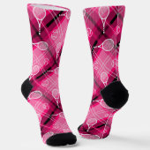 Roze 🎾 tennissokken sokken (Gebogen)