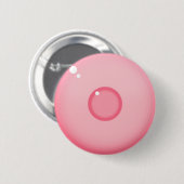 Roze tepel ronde button 5,7 cm (Voorkant /achterkant)