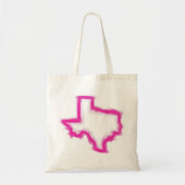 Roze Texas art overzicht herbruikbare kruidzak Tote Bag (Voorkant)