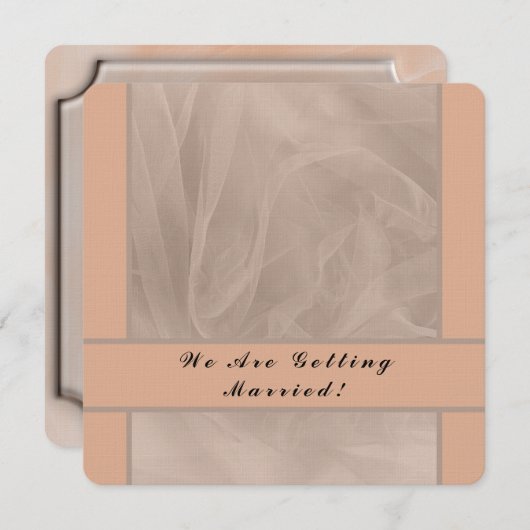 Roze textiel, getextureerd afdrukken kaart (Voorkant / Achterkant)