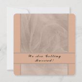 Roze textiel, getextureerd afdrukken kaart (Voorkant)