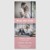 Roze textiel Textielvezel met Romantisch paar (Voorkant)