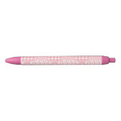 Roze Texturen Zwarte Inkt Pen (Voorkant)