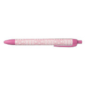 Roze Texturen Zwarte Inkt Pen (Bodem)