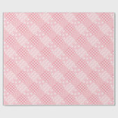 Roze Textures Cadeaupapier (Vlak)