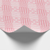 Roze Textures Cadeaupapier (Hoek)