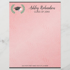 Roze textuur Achtergrond Briefhoofd