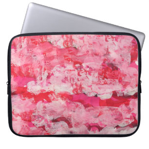 Roze textuur. kunst, kunst, blauw, helder, br laptop sleeve