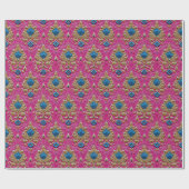  roze Thais patroon Cadeaupapier (Vlak)