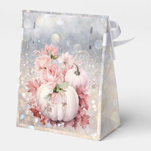 Roze Thanksgiving Bedankdoosjes (Achterkant)