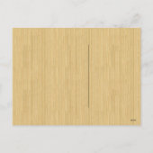 Roze Thanksgiving Rustic Leaves Foto Briefkaart (Achterkant)