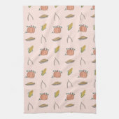 Roze  Thanksgiving Theedoek (Verticaal)