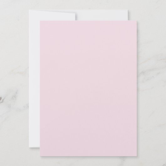 Roze Thee Bruiloft Bridal Shower Kaart (Achterkant)