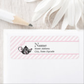 Roze thee retour adres label (Insitu)