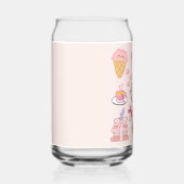 Roze Theekatten Blikvorm Glas (Rechts)