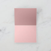 Roze Theekopje en Schotel met Rozen Bedankkaart (Binnen)