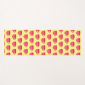 Roze theekopjes yogamat (Voorkant (horizontaal))