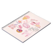 Roze Theemuts Cats Notitieboek (Linkerzijde)