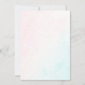 Roze Theepartij Tijd Vier Thema Verjaardag Kaart (Achterkant)