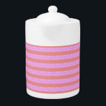 Roze theepot<br><div class="desc">Moderne,  chique en verfijnde design popcorn anime stijl! Popcorn Anime - design om te lachen en te lachen. Voor meer plezier,  bezoek: www.popcornanime.com</div>