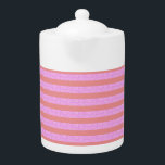 Roze theepot<br><div class="desc">Moderne, chique en verfijnde design popcorn anime stijl! Popcorn Anime - design om te lachen en te lachen. Voor meer plezier, bezoek: www.popcornanime.com</div>