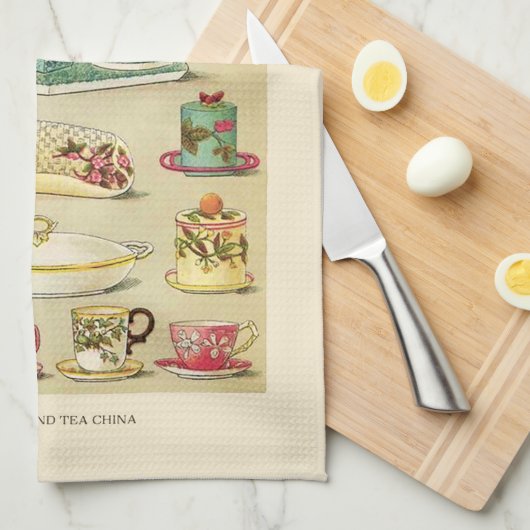 Roze theepot theedoek (Quarter Fold)