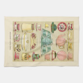 Roze theepot theedoek (Horizontaal)