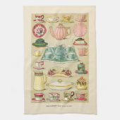 Roze theepot theedoek (Verticaal)