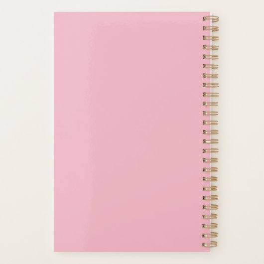 Roze thema  Alice in Wonderland Tea Party Planner (Achterkant)