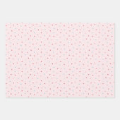 Roze Thema Kerst Inpakpapier Vellen (Voorkant 2)