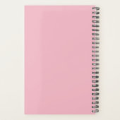 Roze thema Parijs Frans Macaron Bon Appetit Planner (Achterkant)