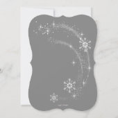 Roze Tiara Het is een meisje Baby shower uitnodigi Kaart (Achterkant)