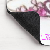 Roze tiara, ik vroeg niet om twee prinses, maar .. muismat (Hoek)