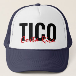 Roze Tico Costa Rica Trucker Hat Trucker Pet