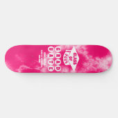 Roze Tie Dye Afstuderen Persoonlijk Skateboard (Horizontaal)