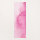 Roze Tie Dye en Witte Mandala Bloemen Aangepaste n Yogamat (Achterkant)