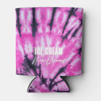 Roze Tie Dye Koelbox Blikjeskoeler